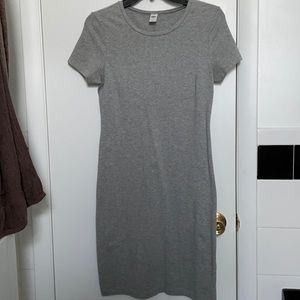 Grey t-shirt dress
